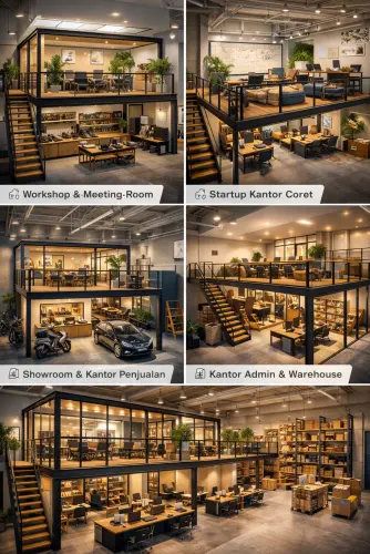 Mezzanine Ruang Kantor di Tambun Utara